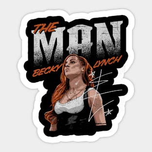 Becky Lynch The Man Sticker